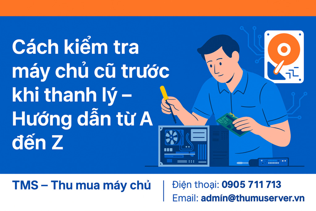 Cách kiểm tra máy chủ cũ trước khi thanh lý
