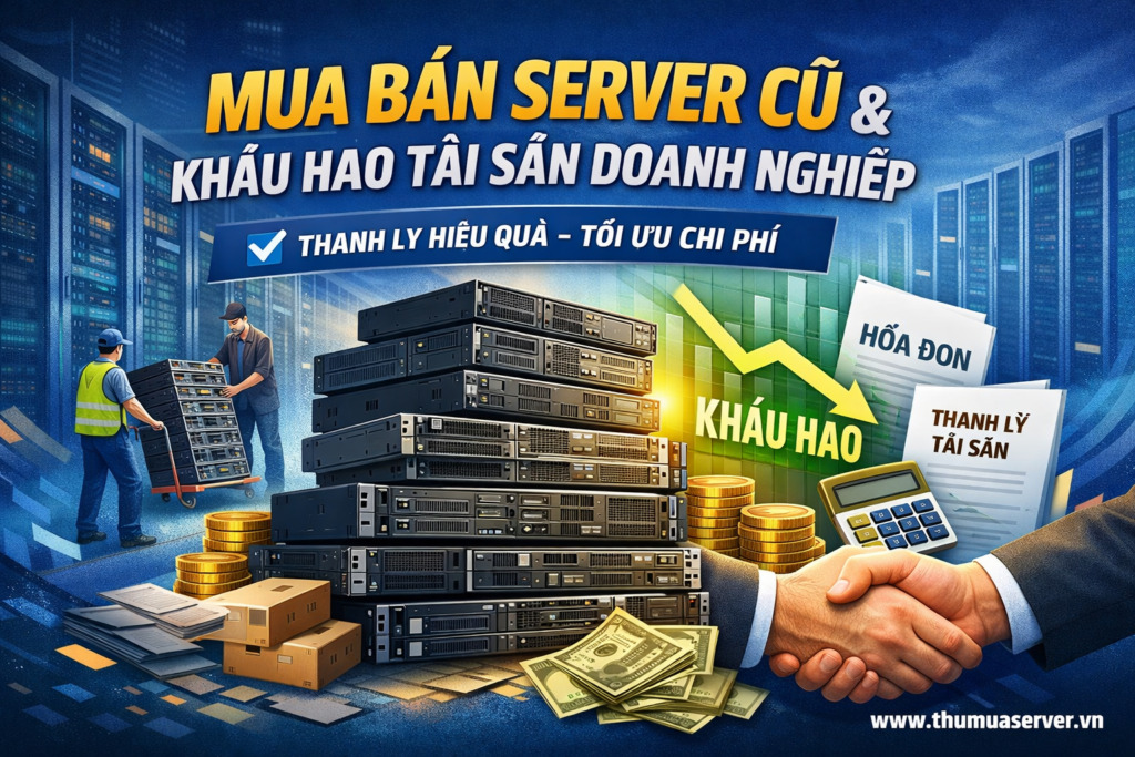 Mua bán server cũ và khấu hao tài sản doanh nghiệp Điều cần biết