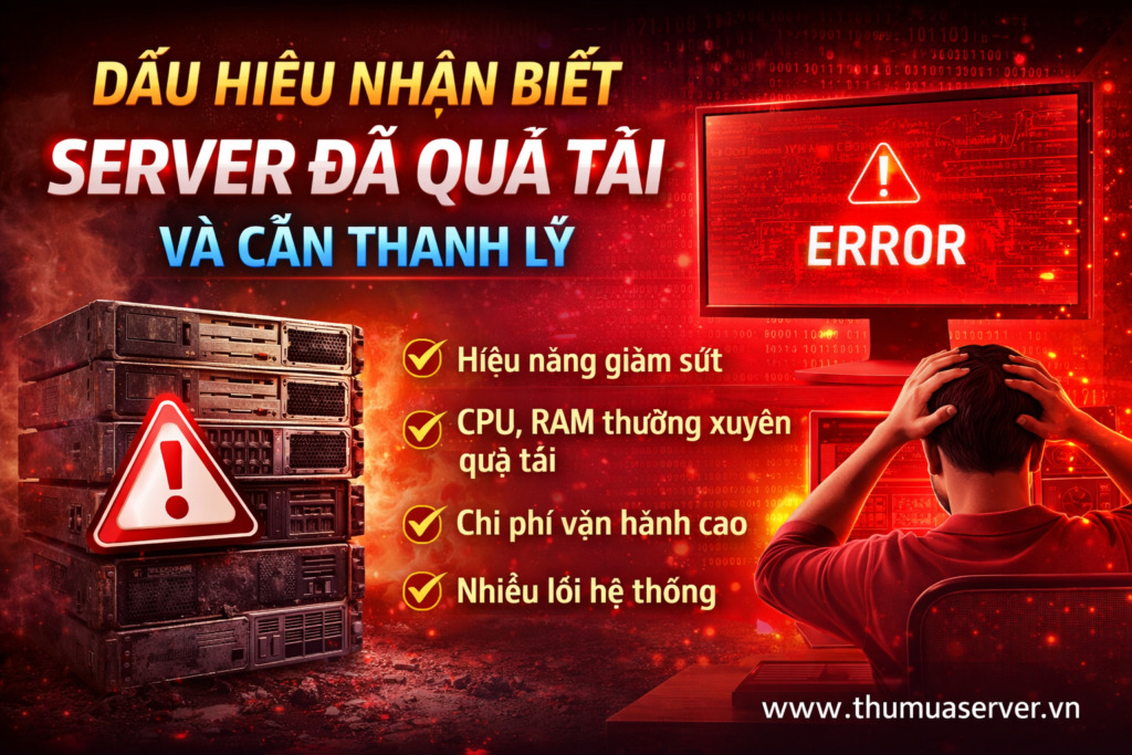 Dấu hiệu nhận biết server đã quá tải và cần thanh lý