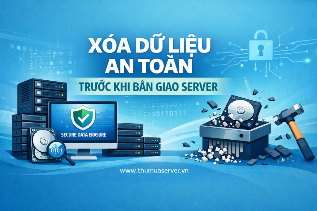 Quy trình xóa dữ liệu an toàn trước khi bàn giao server