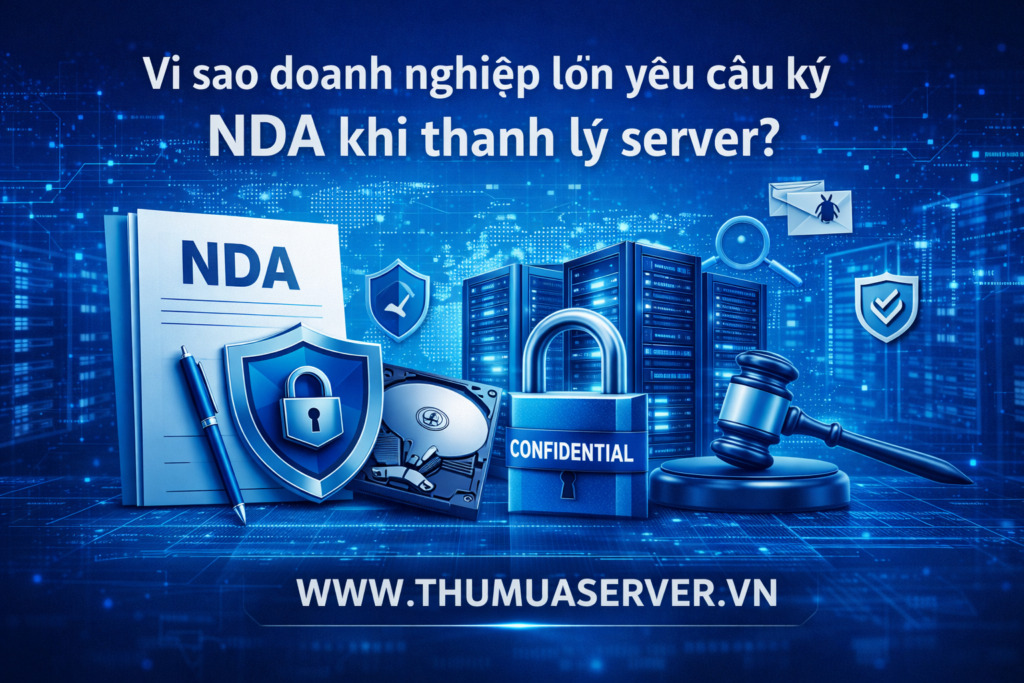 Vì sao doanh nghiệp lớn luôn yêu cầu ký NDA khi thanh lý server