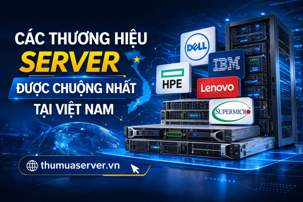 Các thương hiệu server được chuộng nhất tại Việt Nam