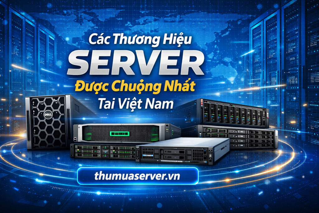 Các thương hiệu server được chuộng nhất tại Việt Nam
