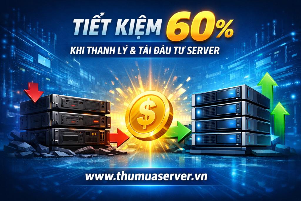 Một công ty tiết kiệm 60% khi thanh lý và tái đầu tư server