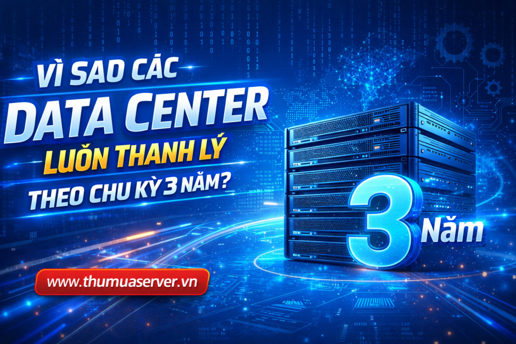 Vì Sao Các Data Center Luôn Thanh Lý Server Theo Chu Kỳ 3 Năm