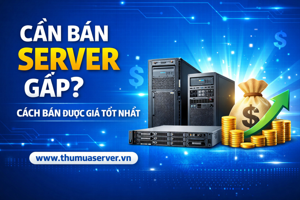 Cần bán server gấp Đây là cách bán được giá tốt nhất